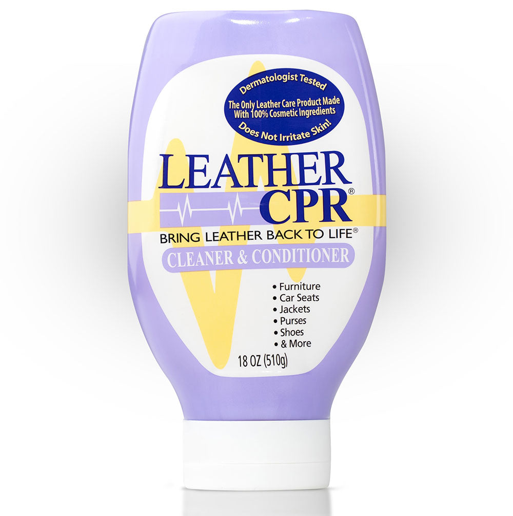 Leather CPR Cleaner & Conditioner 18oz - Best Leather Cleaner & Conditioner.  Cleans, Conditions, Restores & Protects Leather Furniture, Handbags, Car  Seats, Jackets, Boots, Shoes, Saddles, Tack & More