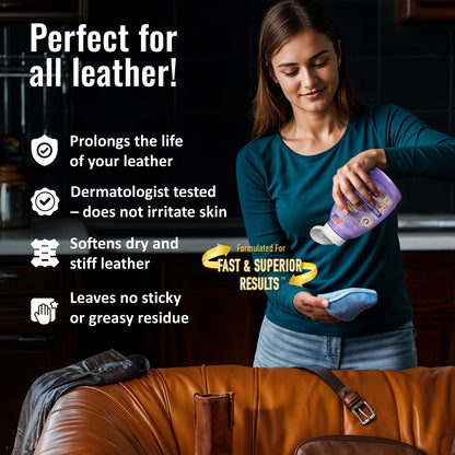 Leather CPR Cleaner & Conditioner 32oz + Microfiber Applicator Pad