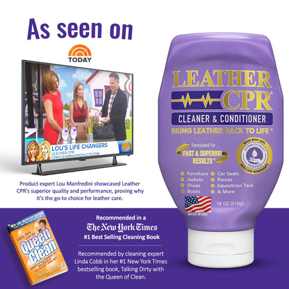 Leather CPR Cleaner & Conditioner 18oz 3-Pack + 3 Microfiber Applicator Pads