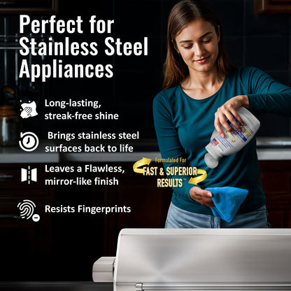 Stainless Steel CPR Cleaner & Polish 18oz 4-Pack