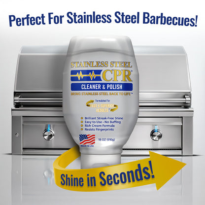 Stainless Steel CPR Cleaner & Polish 18oz 4-Pack