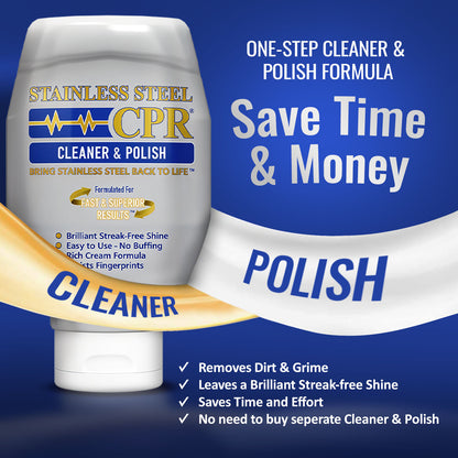 Stainless Steel CPR Cleaner & Polish 18oz 4-Pack