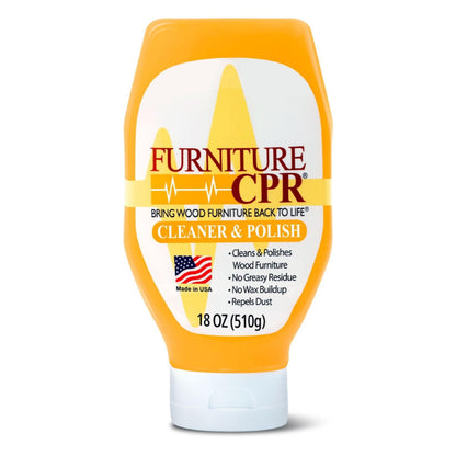 Leather CPR Cleaner & Conditioner 18oz + Furniture CPR Cleaner & Polish 18oz +  1 Microfiber Applicator Pad