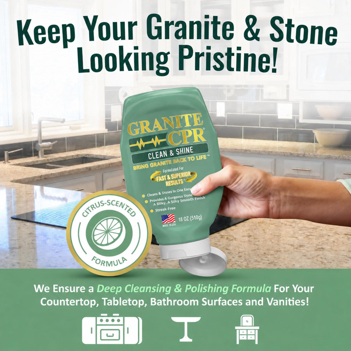Granite CPR Cleaner & Polish 18oz