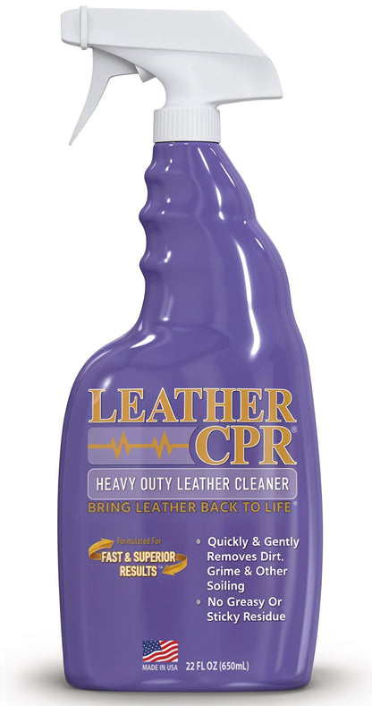 Leather CPR Heavy Duty Leather Cleaner 22oz 4-Pack