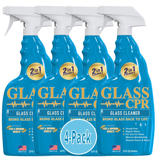 Glass CPR Glass Cleaner & Water Repellent 22oz 4-Pack