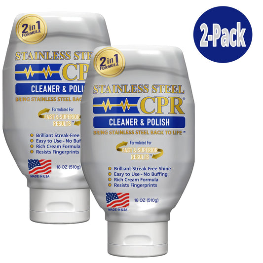 Stainless Steel CPR Cleaner & Polish 18oz 2-Pack