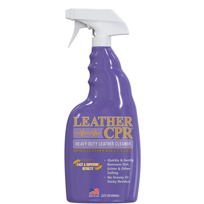 Leather CPR Heavy Duty Leather Cleaner 22oz 4-Pack
