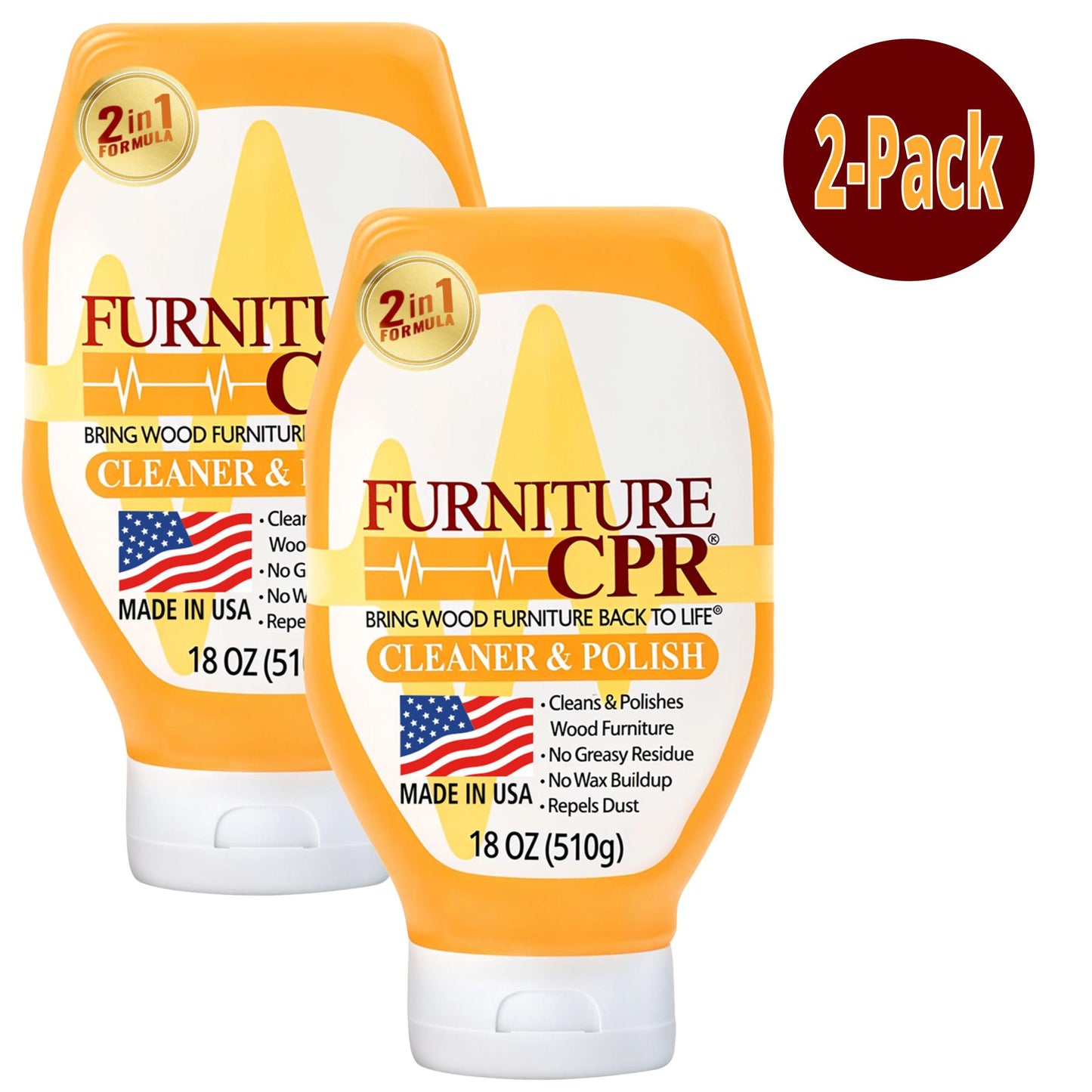 Furniture CPR Cleaner & Polish 18oz 2-Pack