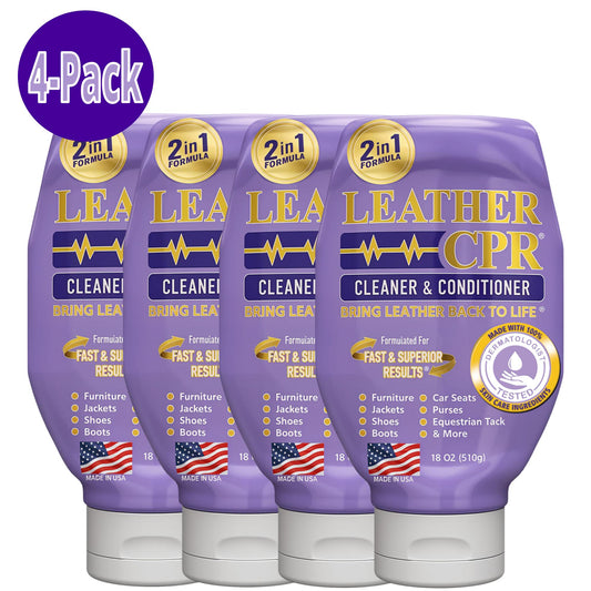 Leather CPR Cleaner & Conditioner 18oz 4-Pack