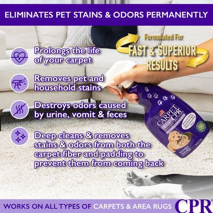 Carpet CPR Pet Stain & Odor Remover 32oz 2-Pack
