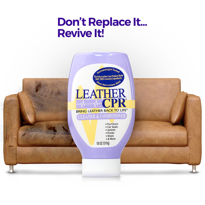 LEATHER CPR CLEANER&CONDITIONER Furniture Car Seats Jackets Shoes & More  18oz 675027101537
