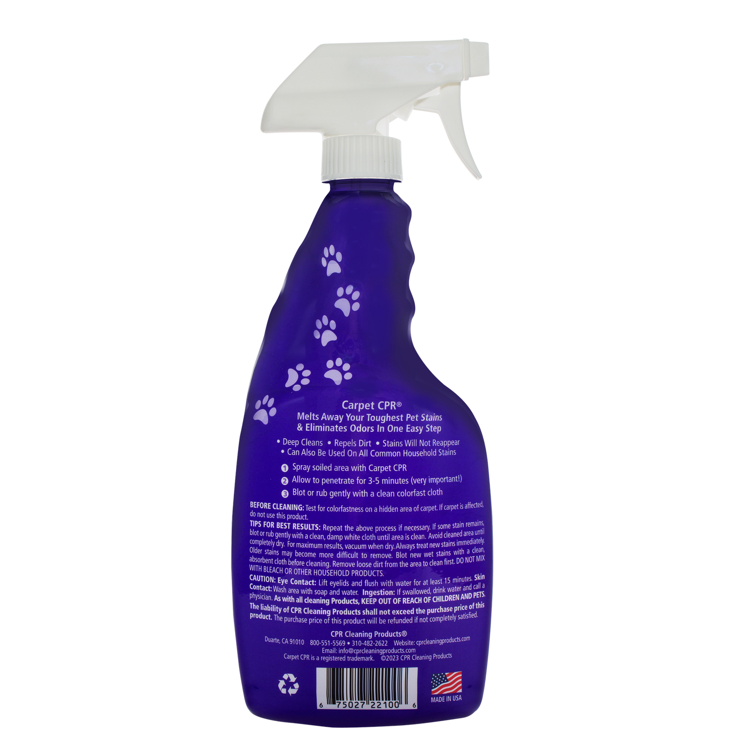 Carpet CPR Pet Stain & Odor Remover 24oz